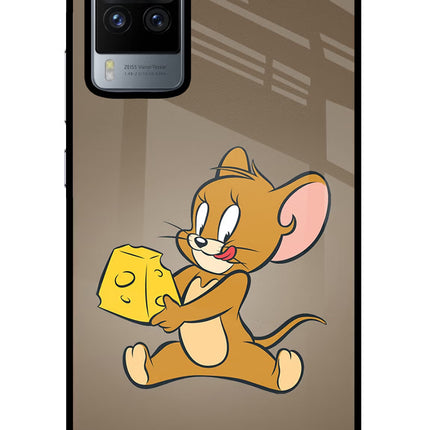 Jerry Vivo X60 Pro Glass Case Back Cover by Casekaro
