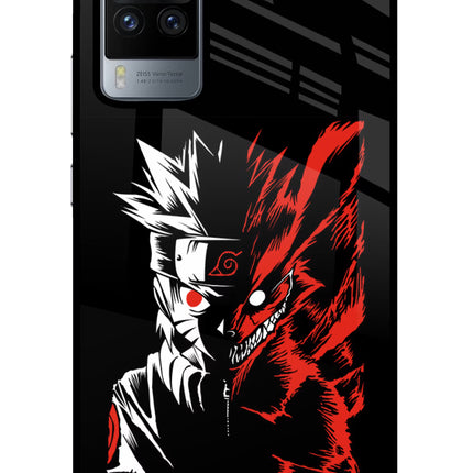 Naruto Two Face Vivo X60 Pro Glass Case Back Cover by Casekaro