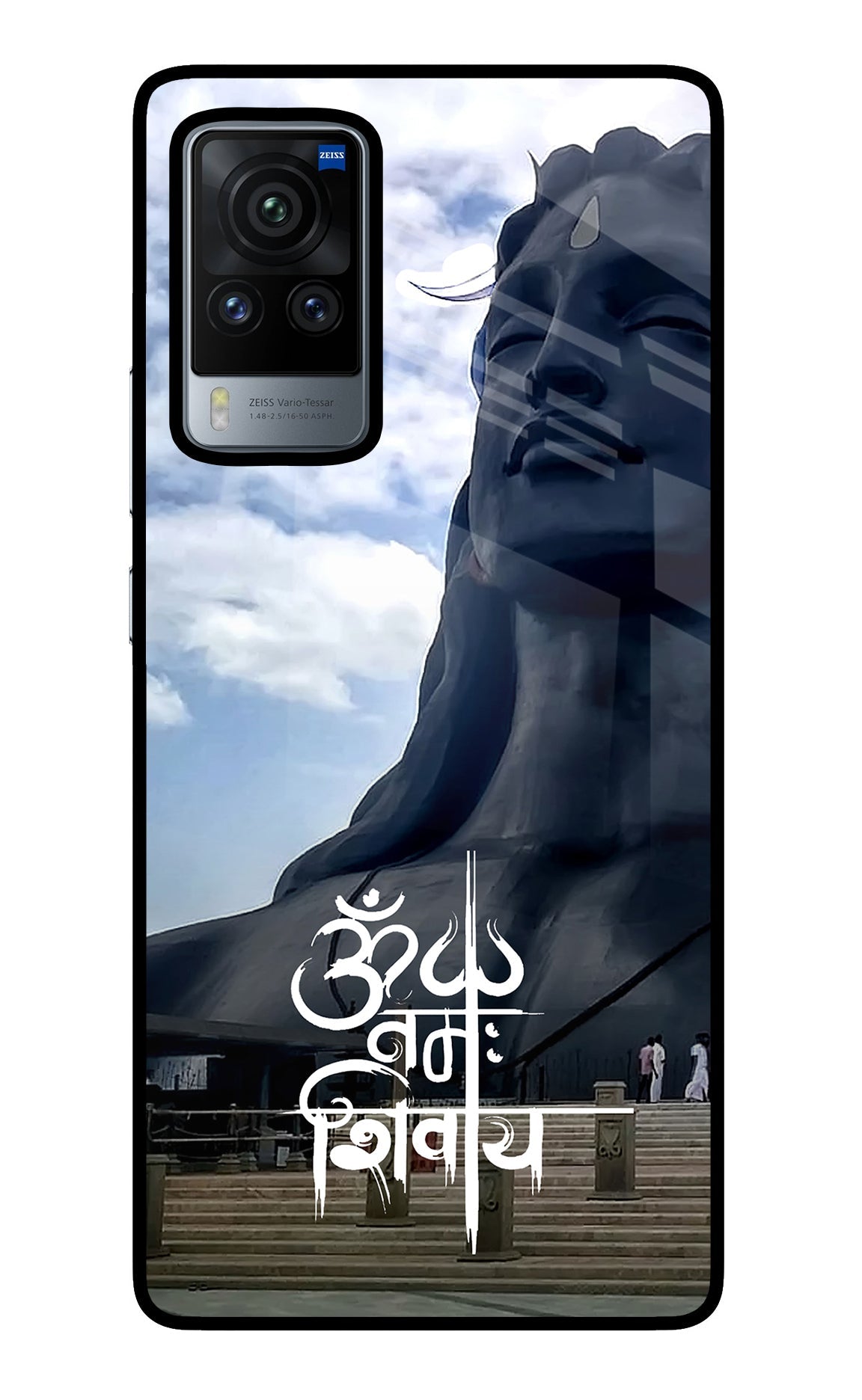 Om Namah Shivay Vivo X60 Pro Glass Case