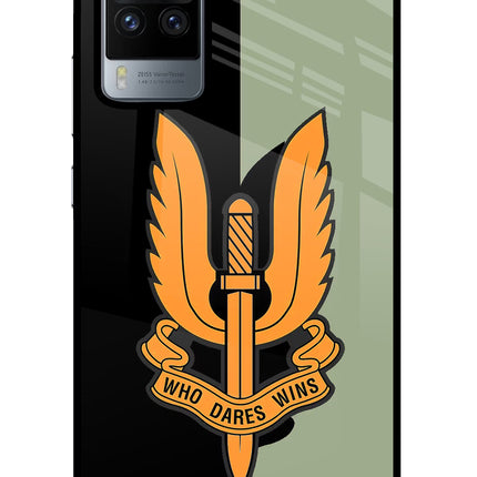 Balidan Logo Vivo X60 Pro Glass Case Back Cover by Casekaro