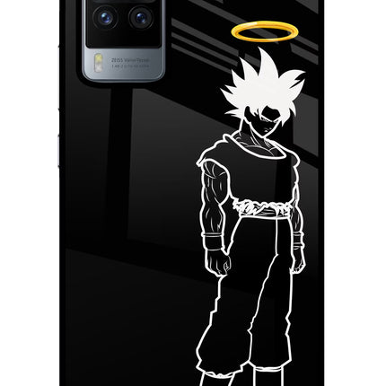 DBS Character Vivo X60 Pro Glass Case Back Cover by Casekaro