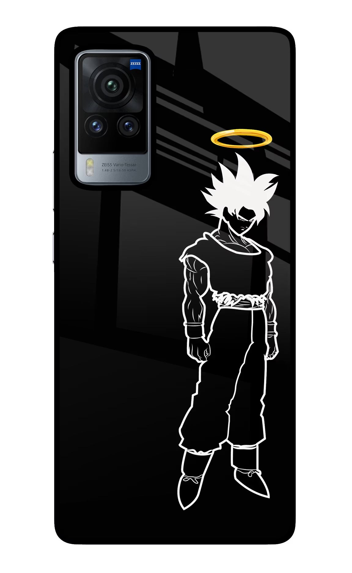 DBS Character Vivo X60 Pro Glass Case Back Cover by Casekaro
