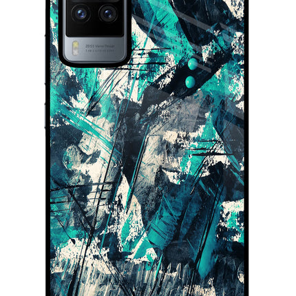 Artwork Vivo X60 Pro Glass Case Back Cover by Casekaro
