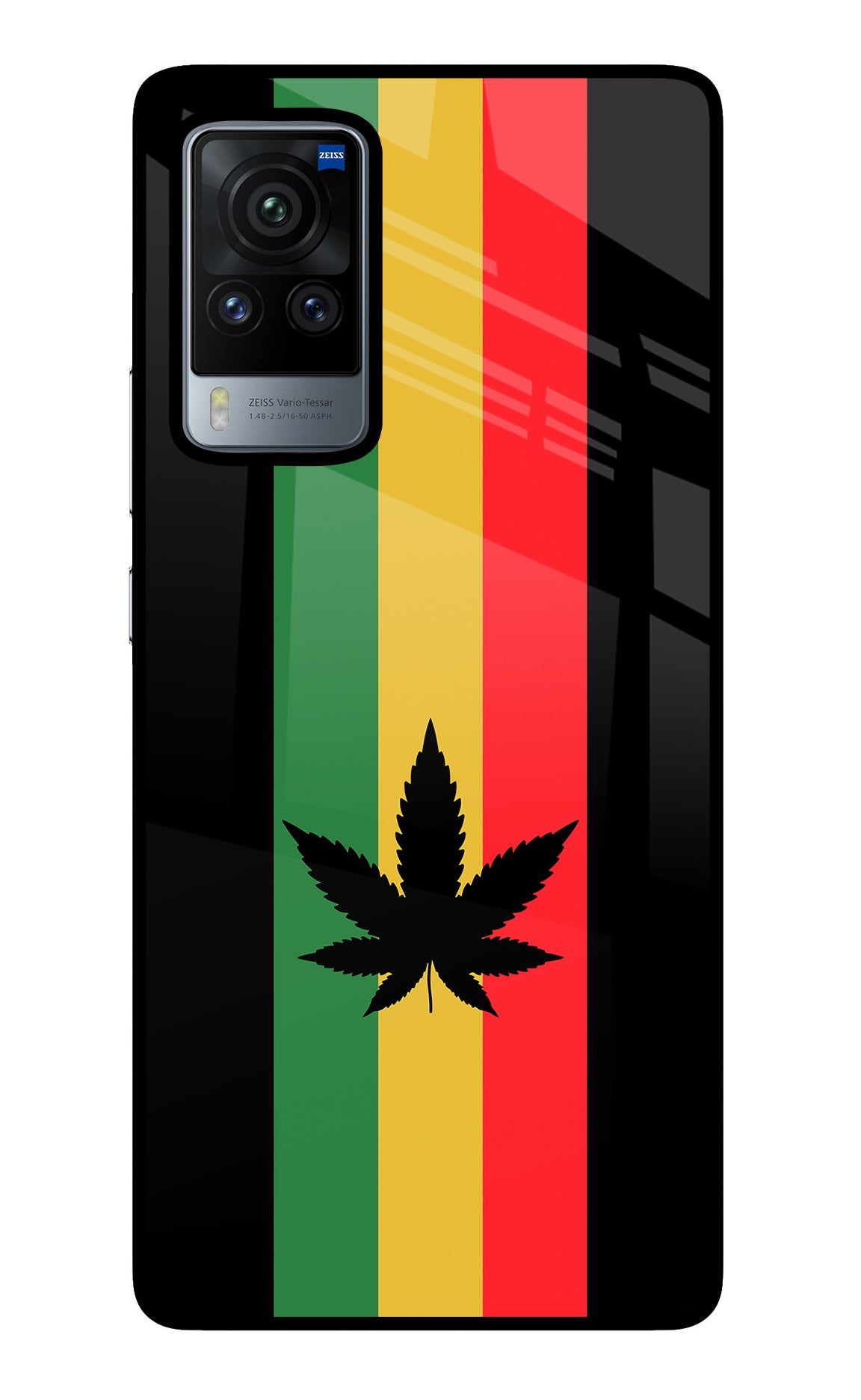 Weed Flag Vivo X60 Pro Glass Case