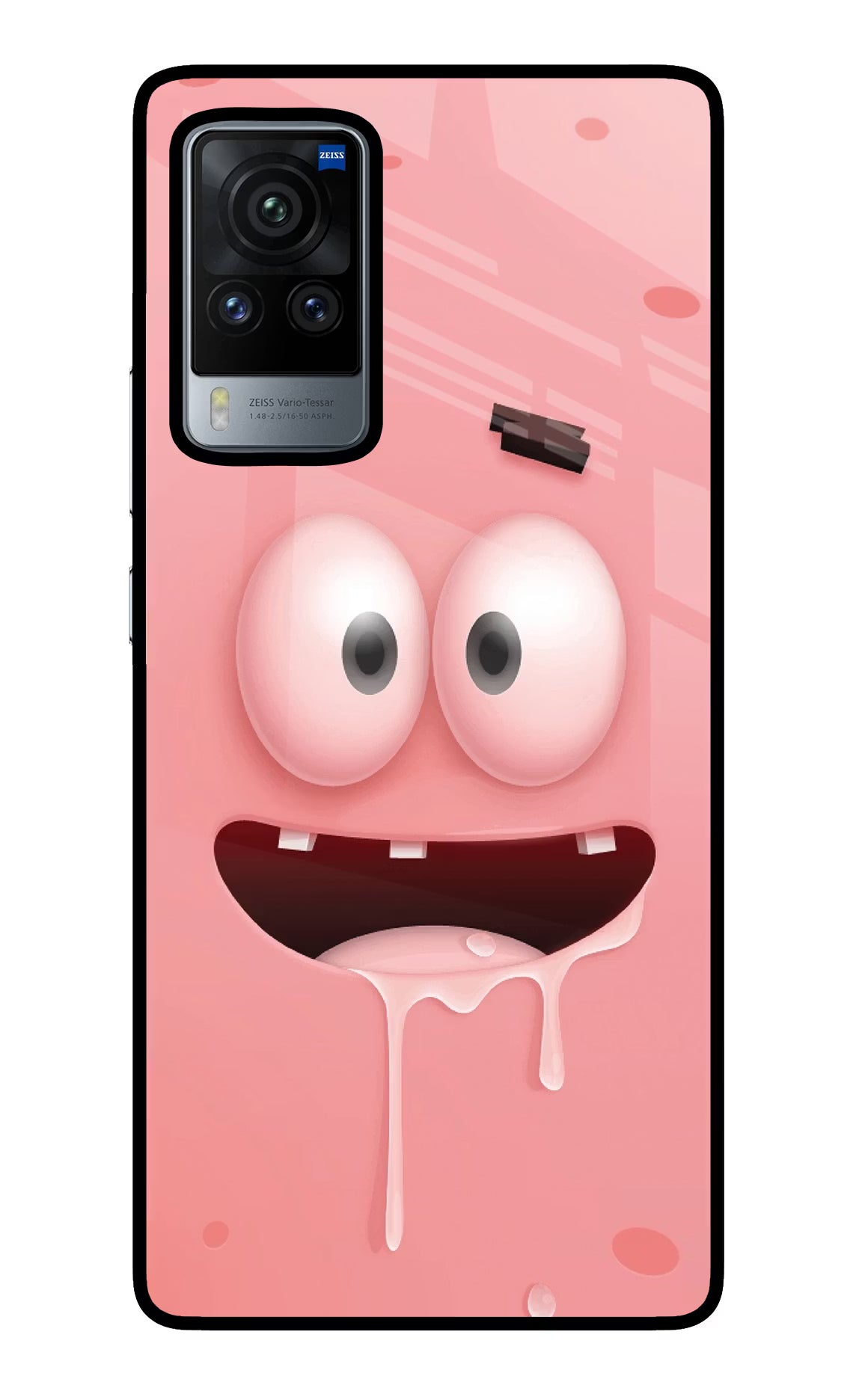 Sponge 2 Vivo X60 Pro Glass Case Back Cover by Casekaro