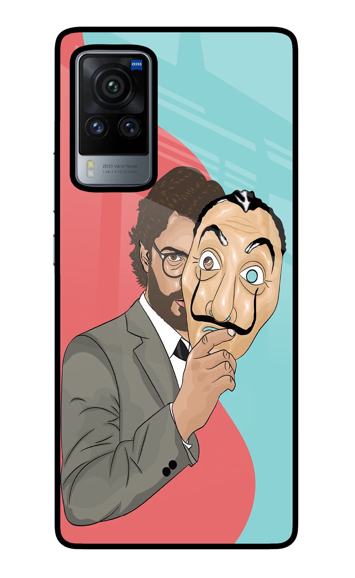 Professor Vivo X60 Pro Glass Case Back Cover by Casekaro