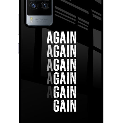 Again Again Gain Vivo X60 Pro Glass Case