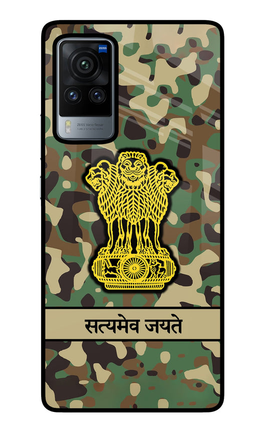 Satyamev Jayate Army Vivo X60 Pro Glass Case