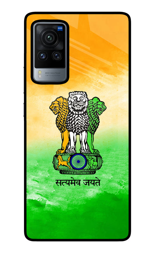 Satyamev Jayate Flag Vivo X60 Pro Glass Case