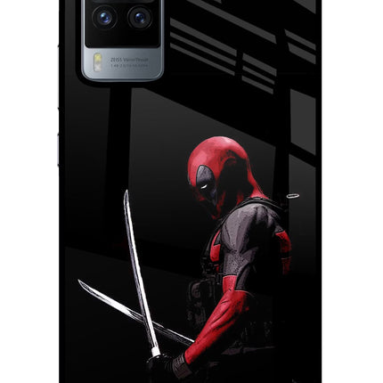 Deadpool Vivo X60 Pro Glass Case Back Cover by Casekaro