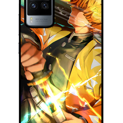 Demon Slayer Vivo X60 Pro Glass Case