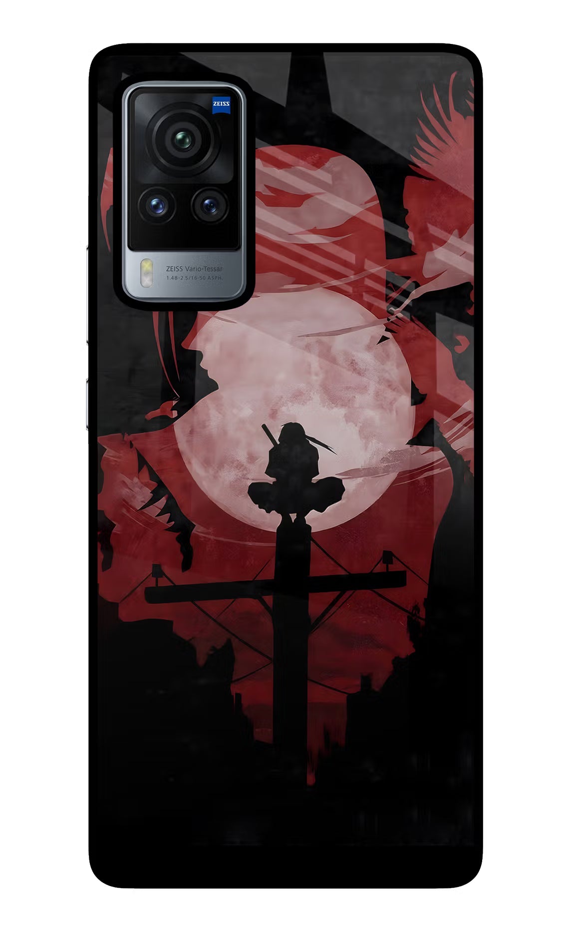 Naruto Anime Vivo X60 Pro Glass Case Back Cover by Casekaro