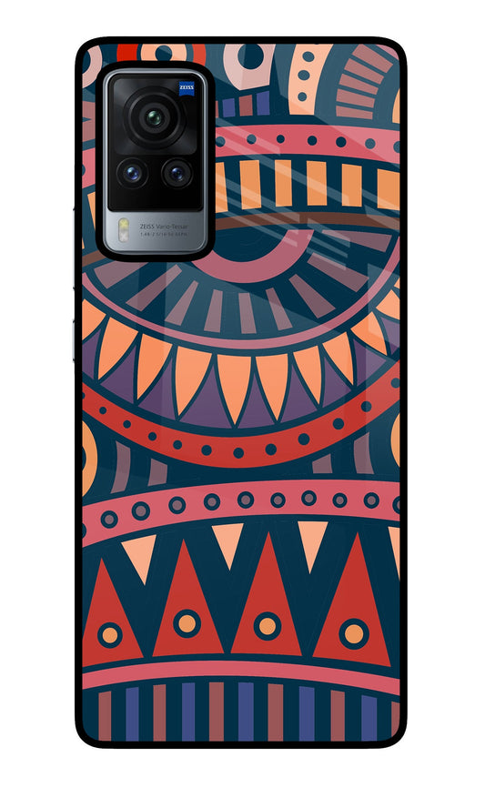 African Culture Design Vivo X60 Pro Glass Case