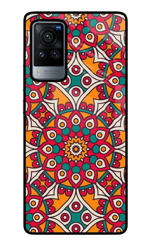 Mandala Art Vivo X60 Pro Glass Case