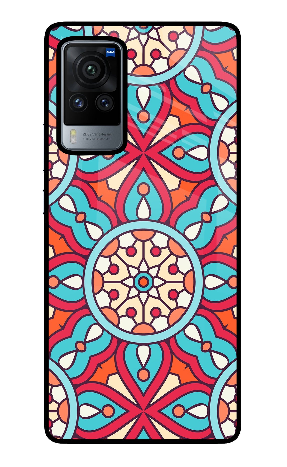 Mandala Geometric Vivo X60 Pro Glass Case