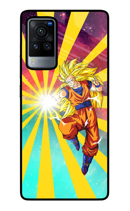 Goku Super Saiyan Vivo X60 Pro Glass Case