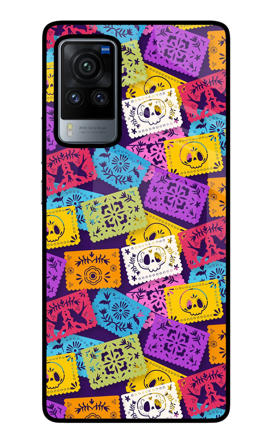 Mexican Pattern Vivo X60 Pro Glass Case