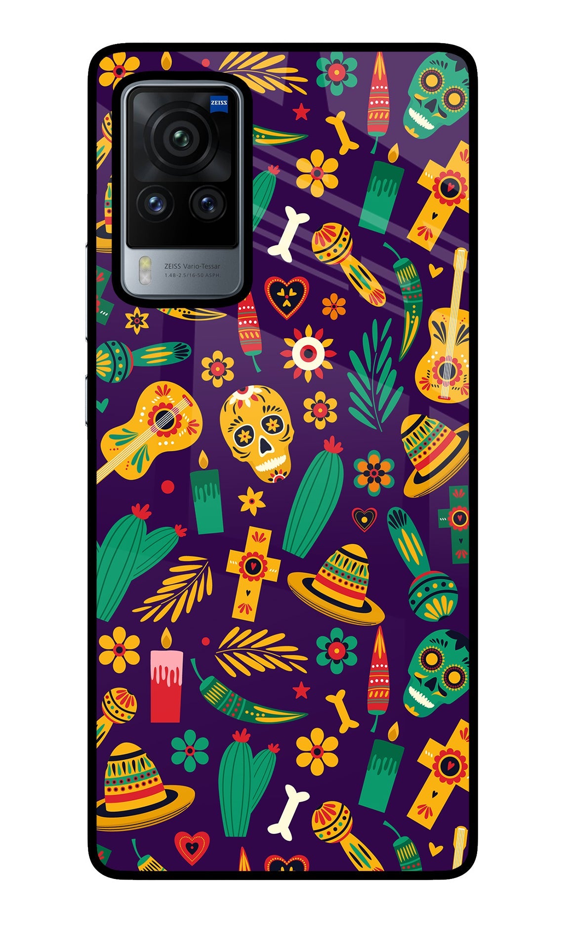 Mexican Artwork Vivo X60 Pro Back Cover