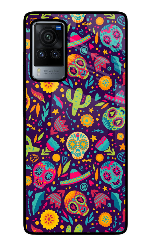 Mexican Design Vivo X60 Pro Glass Case