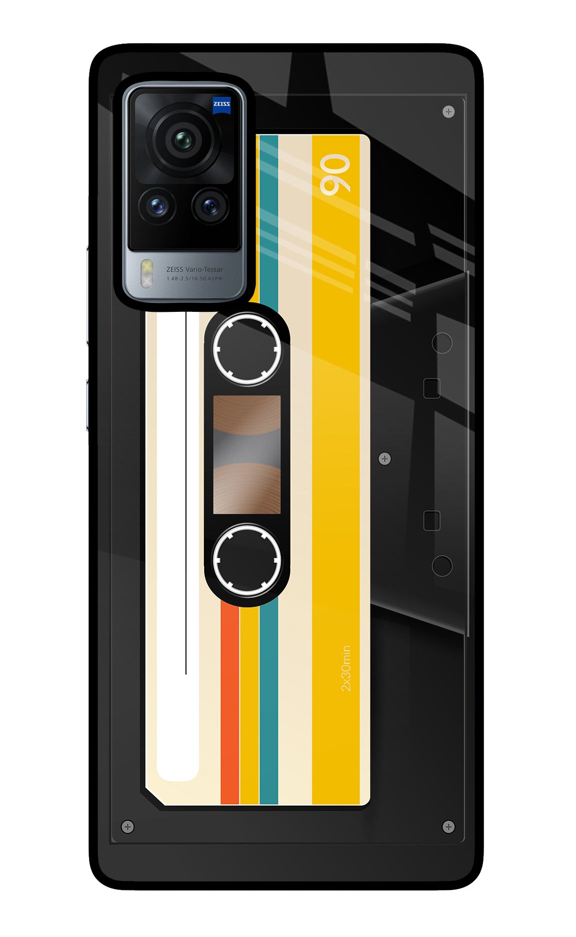 Tape Cassette Vivo X60 Pro Glass Case
