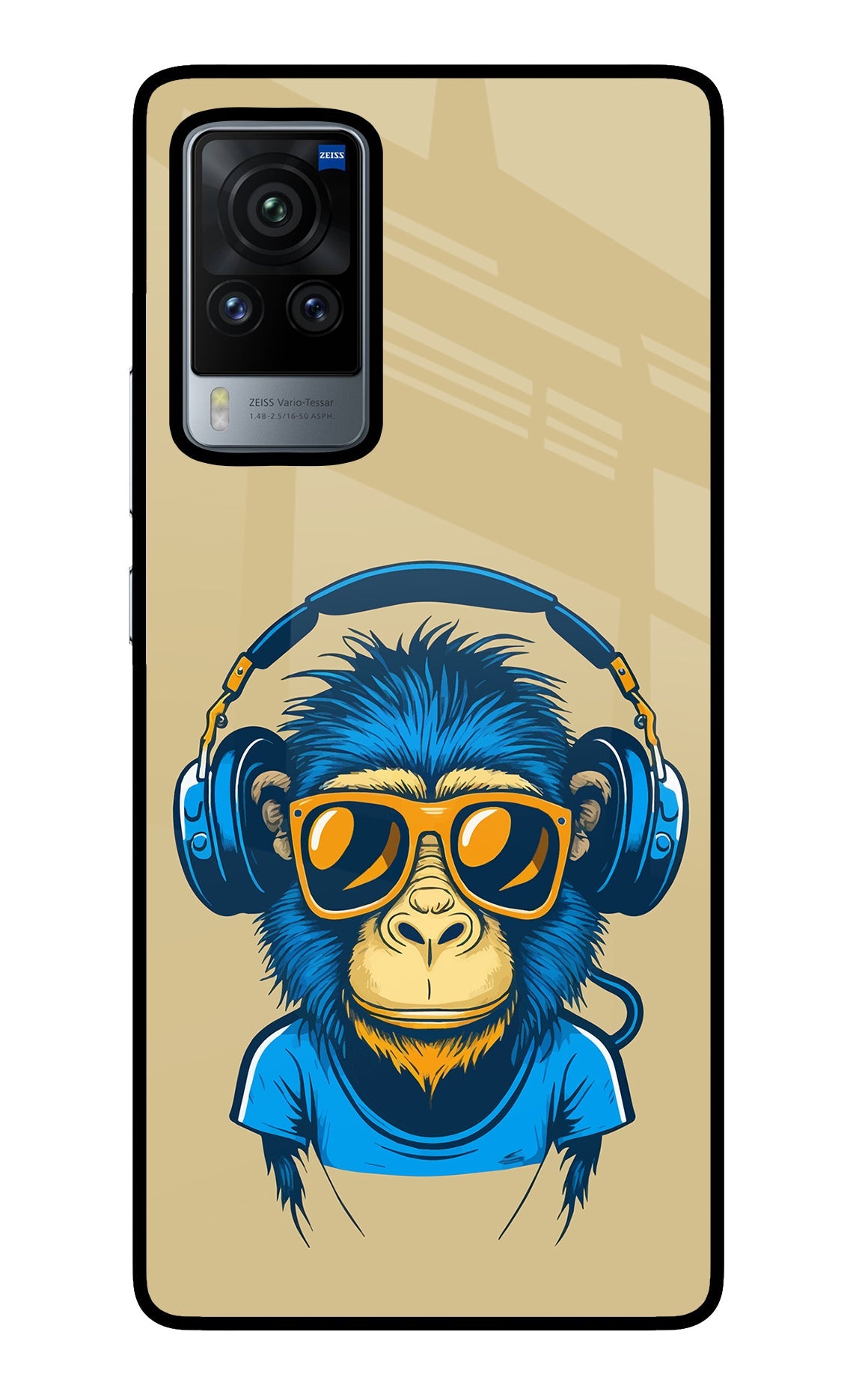 Monkey Headphone Vivo X60 Pro Back Cover