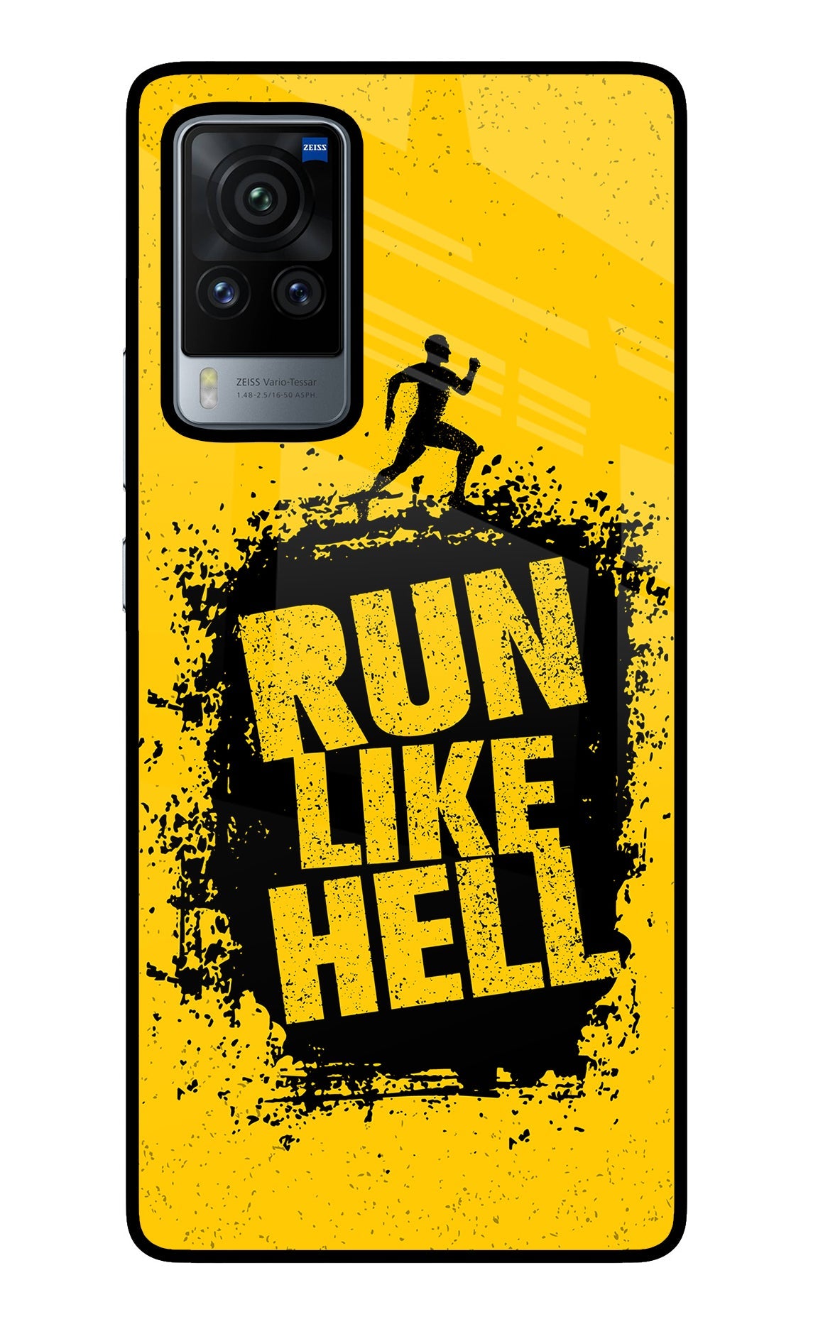Run Like Hell Vivo X60 Pro Glass Case