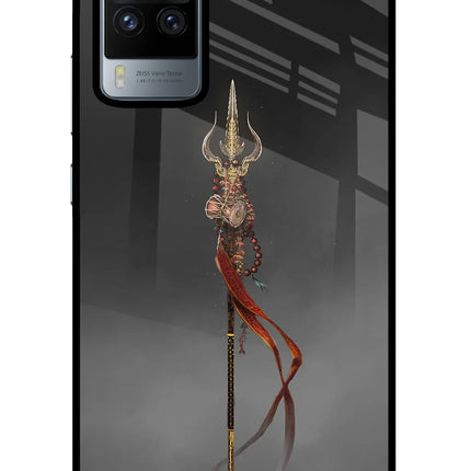 Shiv Trishul Vivo X60 Pro Glass Case