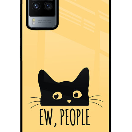Ew People Catitude Vivo X60 Pro Glass Case