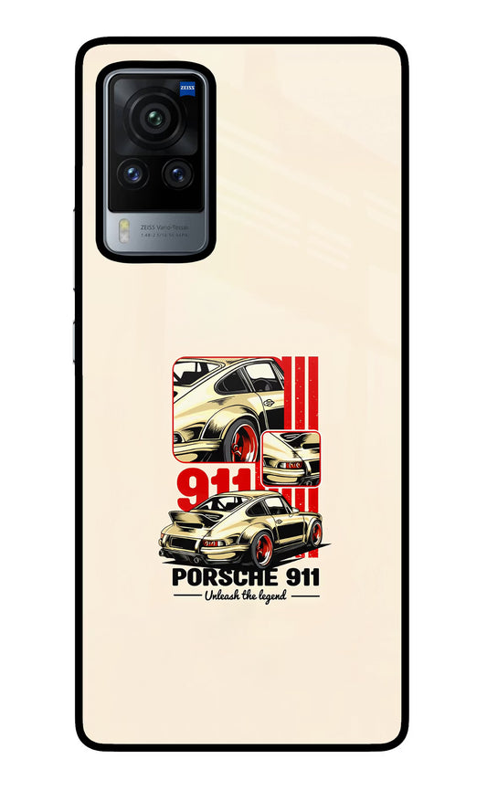 Classic Porsche 911 Vivo X60 Pro Glass Case