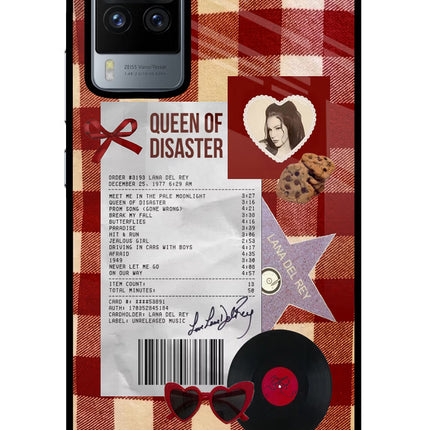 Queen of Disaster Vivo X60 Pro Glass Case