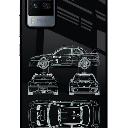 WRC'99 Vivo X60 Pro Glass Case