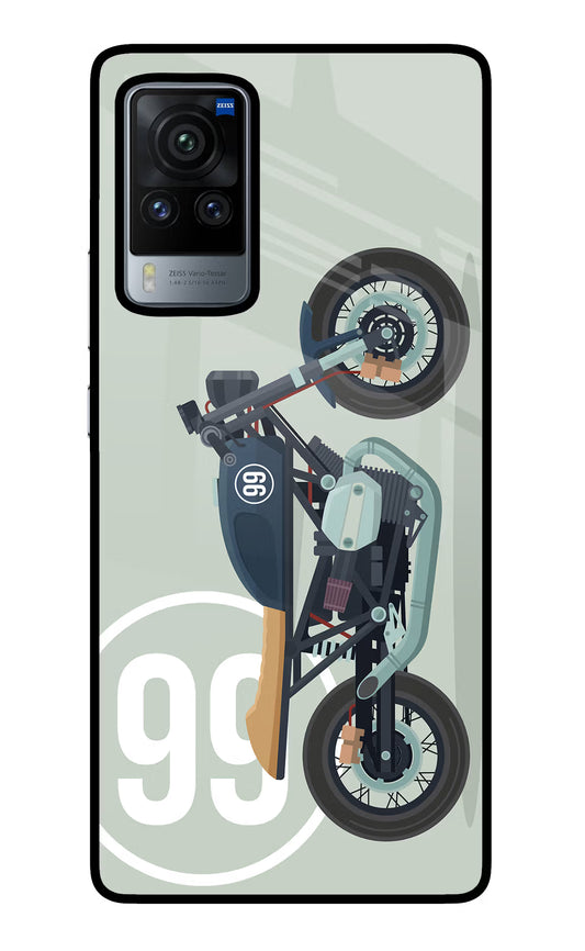 Classic Cafe Racer 99 Vivo X60 Pro Glass Case