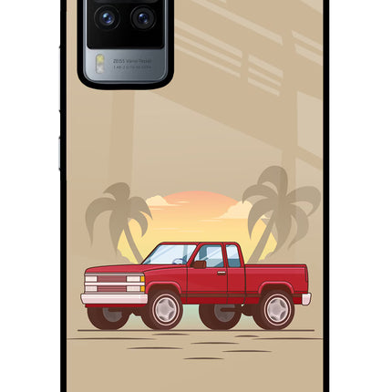 Desert Classic Drive Vivo X60 Pro Glass Case