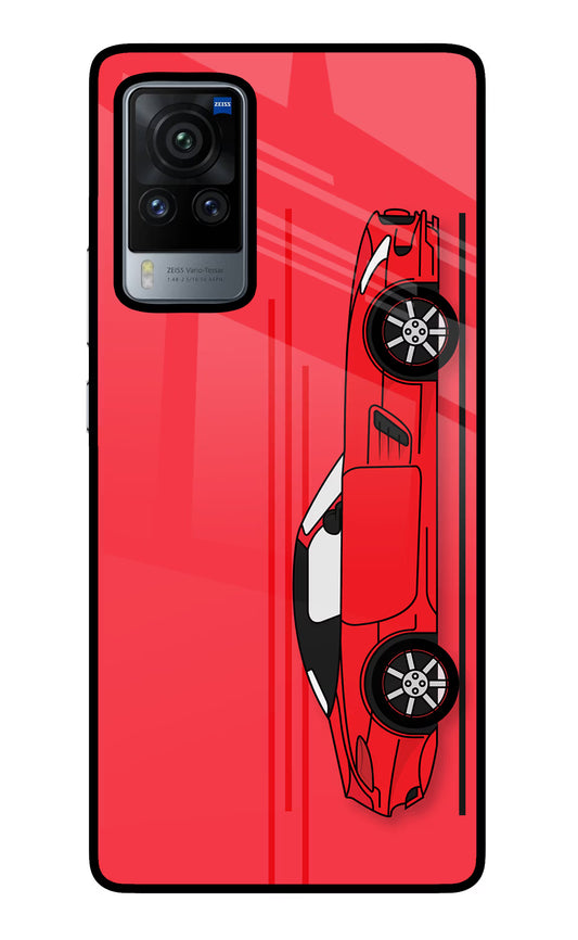 Red Velocity Vivo X60 Pro Glass Case