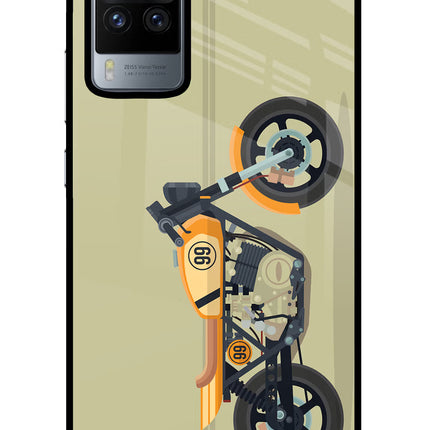 Vertical Speedster Vivo X60 Pro Glass Case