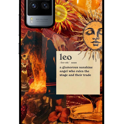 Leo Zodiac Vivo X60 Pro Glass Case