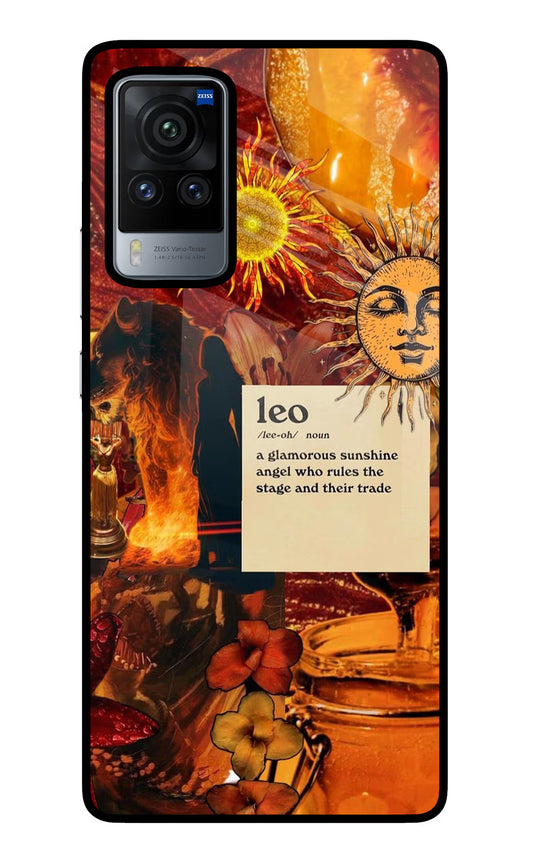 Leo Zodiac Vivo X60 Pro Glass Case