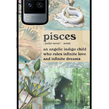 Pisces Zodiac Vivo X60 Pro Glass Case