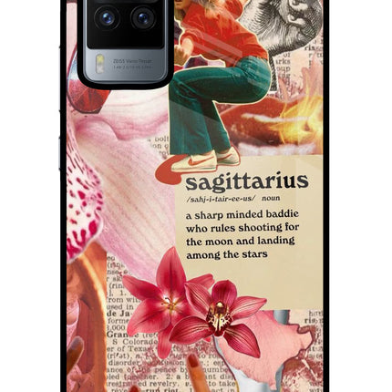 Sagittarius Zodiac Vivo X60 Pro Glass Case