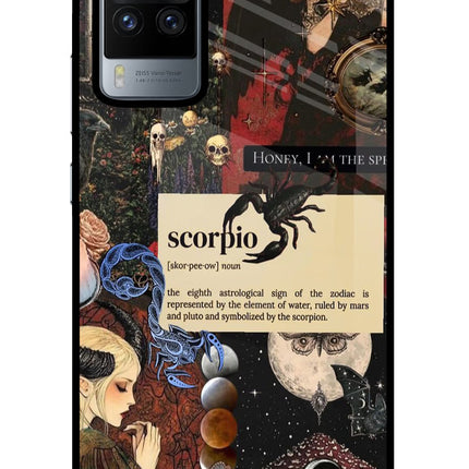 Scorpio Zodiac Vivo X60 Pro Glass Case
