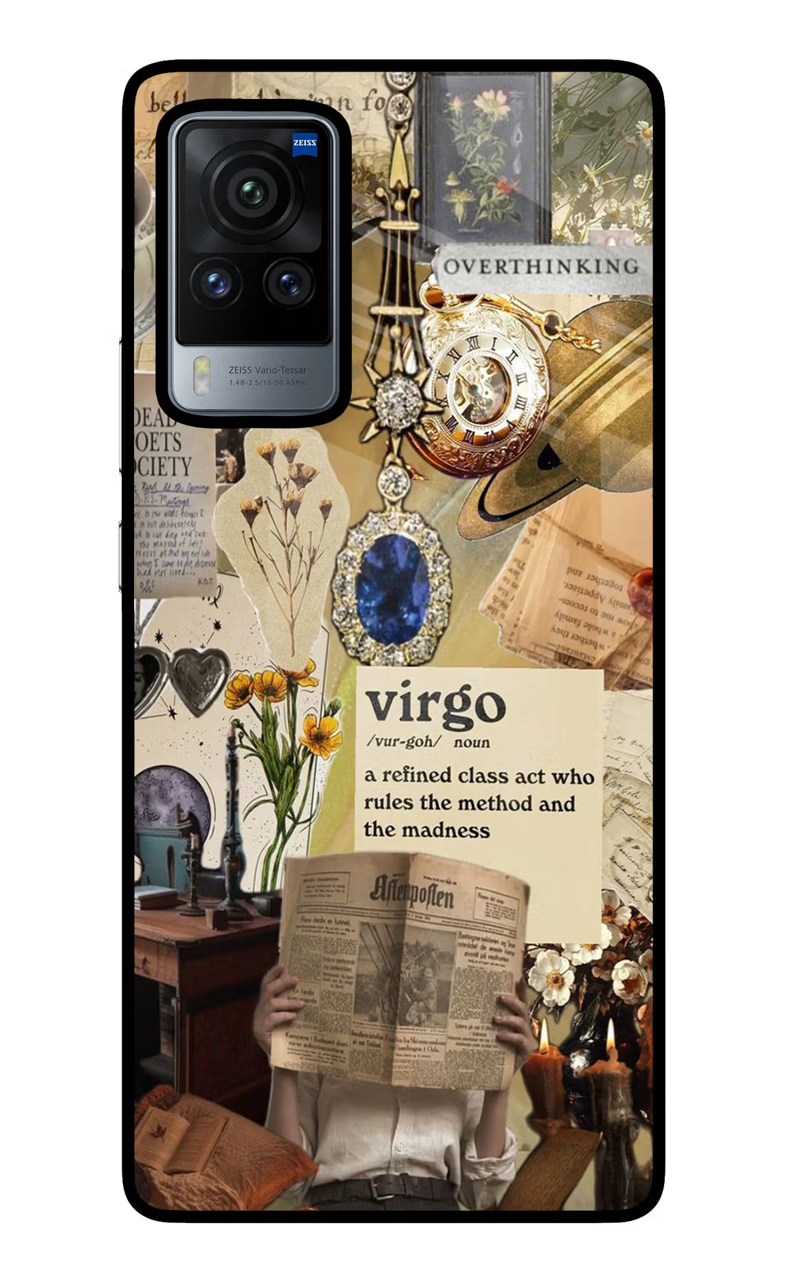 Virgo Zodiac Vivo X60 Pro Glass Case