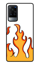 Fired Up – White Vivo X60 Pro Glass Case