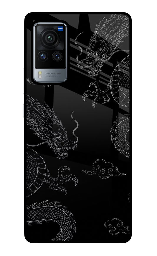 Twin Dragons Vivo X60 Pro Glass Case