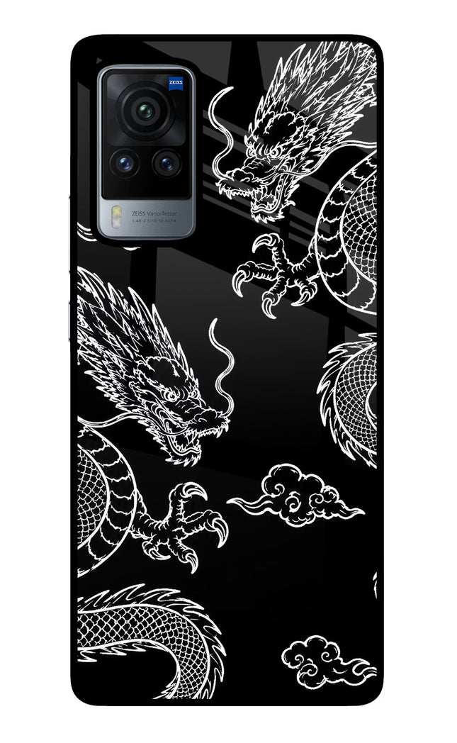 Twin Dragons Vivo X60 Pro Glass Case