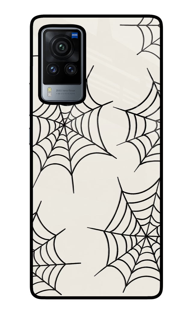 Spider Web Vivo X60 Pro Glass Case