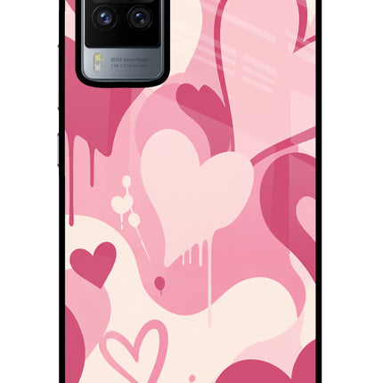 Hearty case Vivo X60 Pro Glass Case