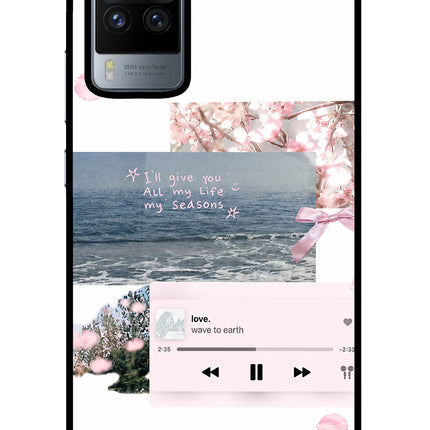 Wave to earth Vivo X60 Pro Glass Case