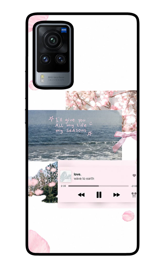 Wave to earth Vivo X60 Pro Glass Case