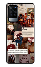 Zodiac Aries Vivo X60 Pro Glass Case