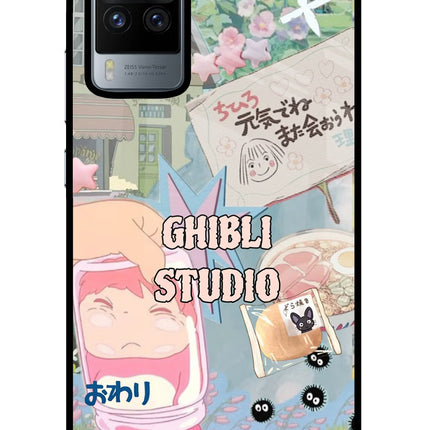 Studio Ghibli Vivo X60 Pro Glass Case
